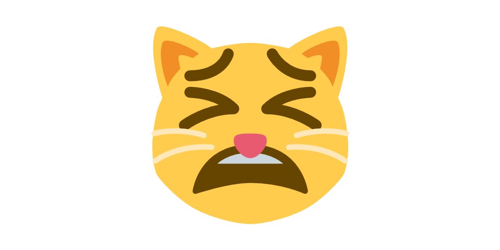 Emoji Mashup Bot 🫡 on X: 😫 tired + 😾 angry-cat =   / X