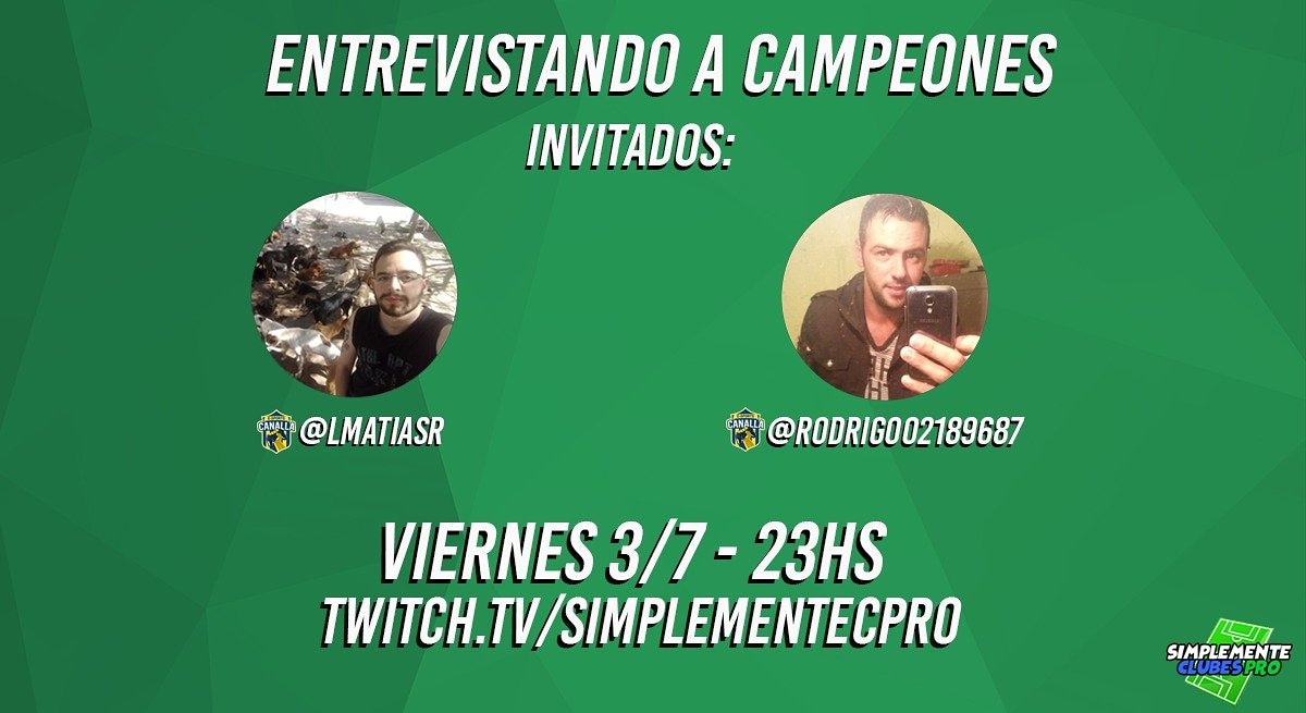 CarcXbox's tweet photo. #Entrevista de @SimplementeCPro a nuestro DT @Rodrigo02189687 y nuestro jugador de selección @LMatiasR
CAMPEONES de la LIGA @IESAArgentina XBOX ONE 7ma Temporada
🏆⭐🎮
#clubpro
#xboxone
#fifa20
#LosDueñosDeRosario #CanallaXbox https://t.co/ltbXoYtEd7