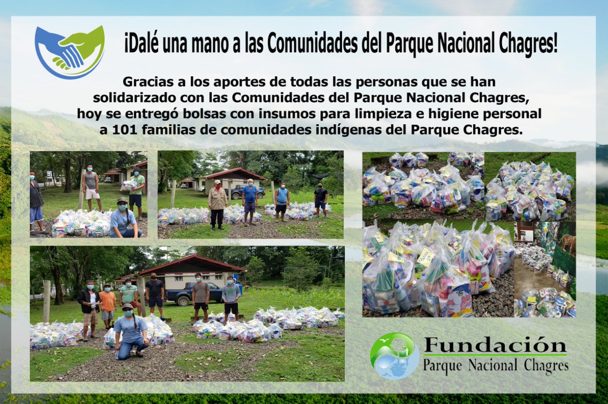 FundaChagres's tweet photo. Gracias a los aportes recibidos, hoy entregamos paquetes con insumos de limpieza e higiene a 101 familias de las comunidades indígenas del Parque Nacional Chagres, (Emberá Drúa, Purú Biakirú, Parará Purú y Tusipono Emberá. Aún faltan más comunidades, seguimos tocando puertas https://t.co/P1OUJ5JGBP