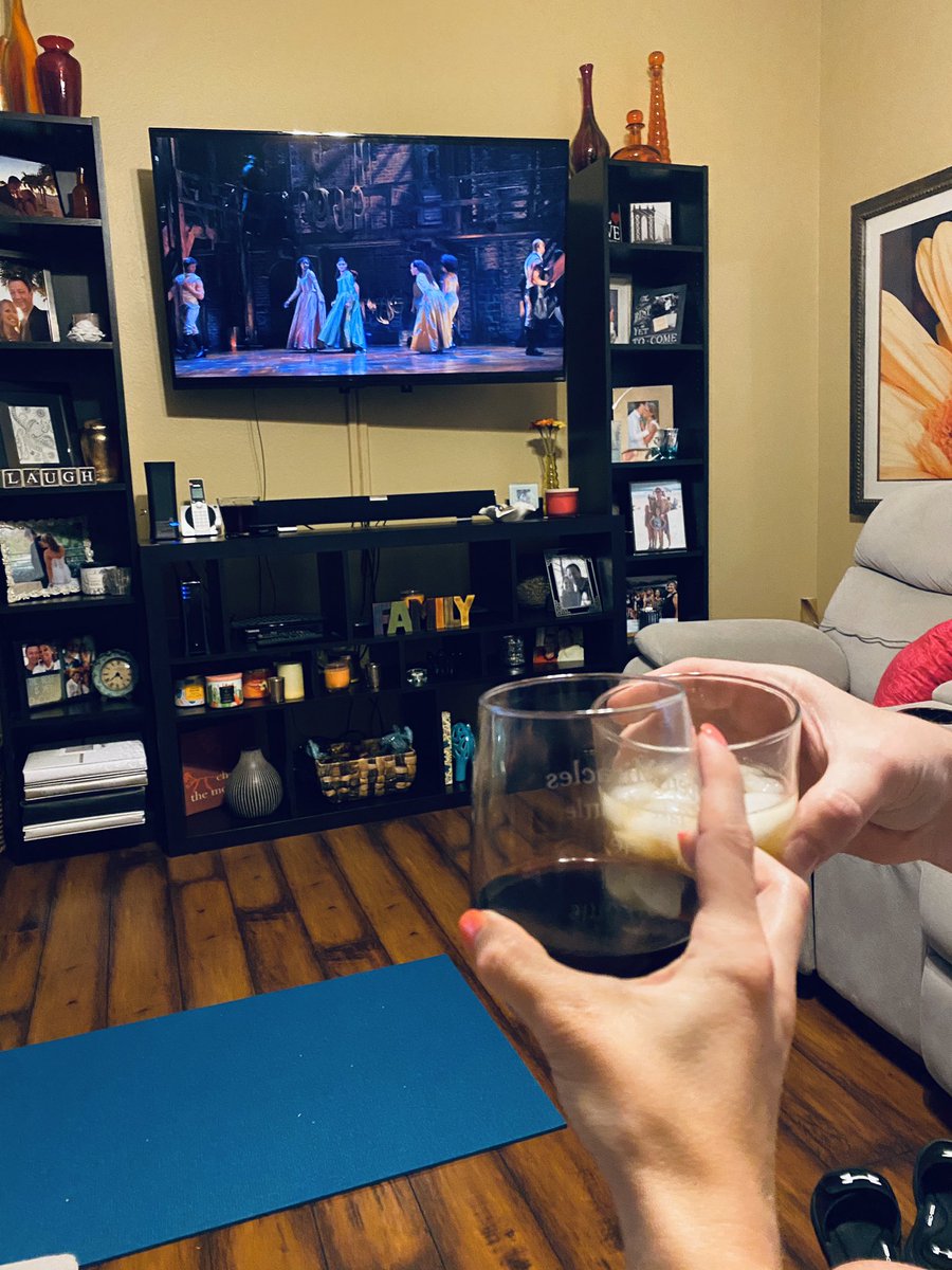 Raising a glass to freedom... #Hamilfilm #HamiltonFilm #Hamilton cheers <a href="/CorbetWilson/">Corbet Wilson</a> and <a href="/Lin_Manuel/">Lin-Manuel Miranda</a>