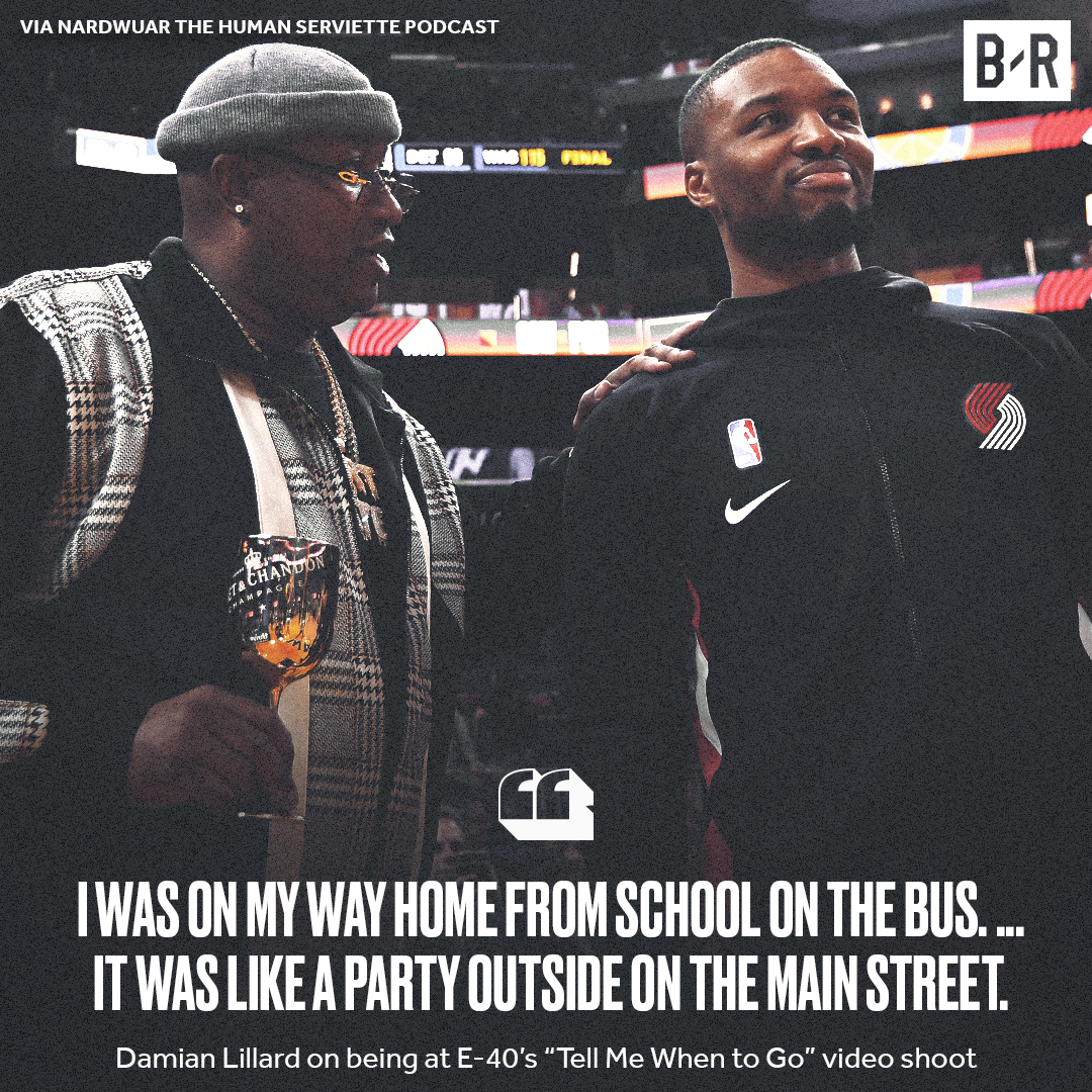 BleacherReport's tweet photo. The Hyphy movement was special where Dame grew up https://t.co/MvBogTZIjg