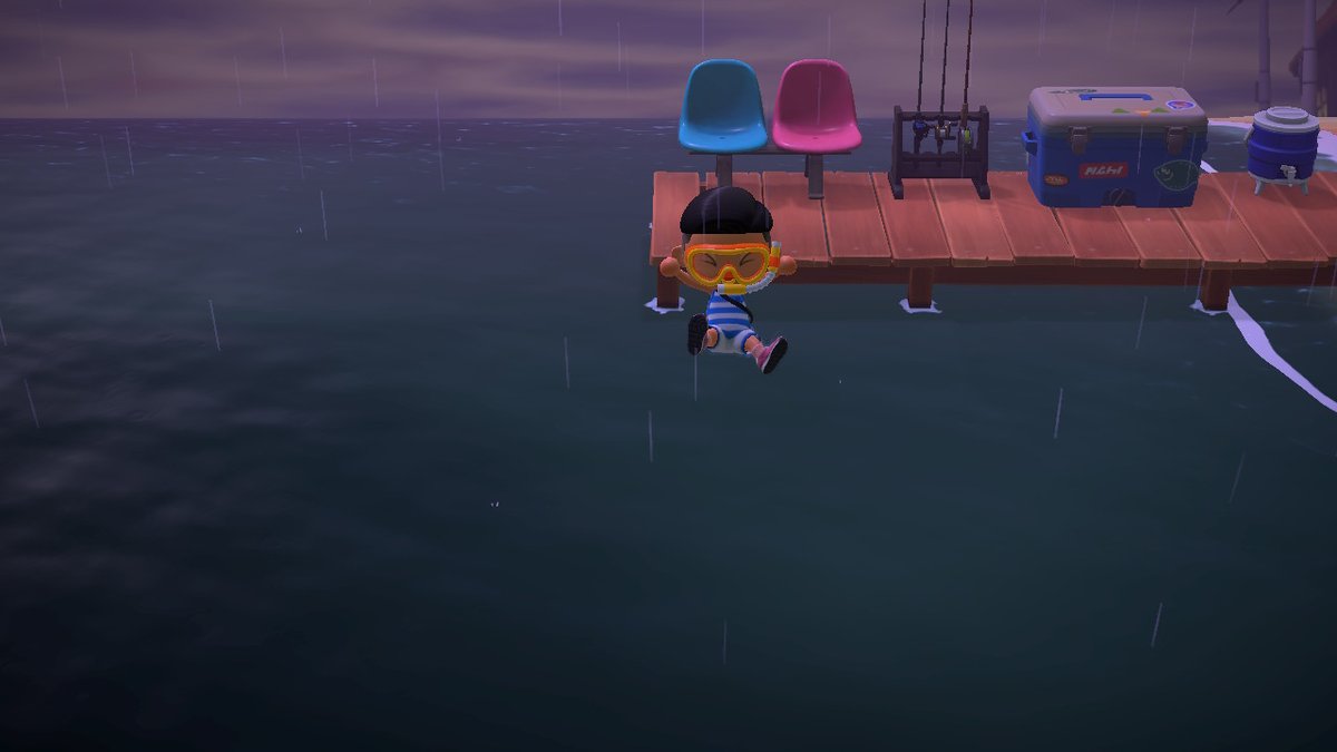 RobbieBulilan's tweet image. Swimmingis pretty dope! #AnimalCrossing #ACNH #NintendoSwitch