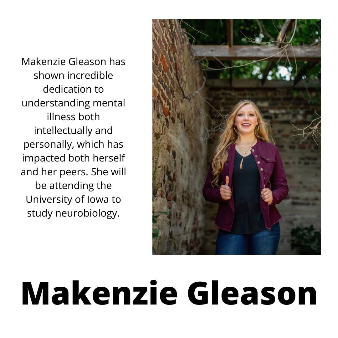prjctsnm's tweet photo. Congratulations to our two scholarship recipients! We decided to award two of our very competitive candidates, Elizabeth Jones &amp; Makenzie Gleason. We wish them all the best, and are excited to see how their passion for mental health will continue to drive change in our community. https://t.co/LZ9jwx4OrR
