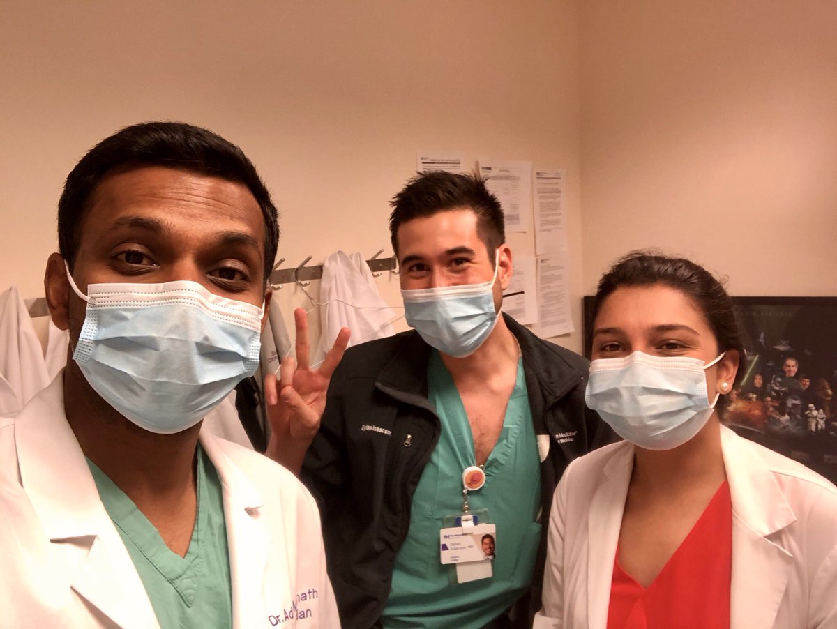 AdarshManjunath's tweet photo. Team Onc @NM_Urology starting the year off strong. Boari flap this morning, lunch with @SKielb_MD , and J Parker. https://t.co/TfPUJ9Zl4N