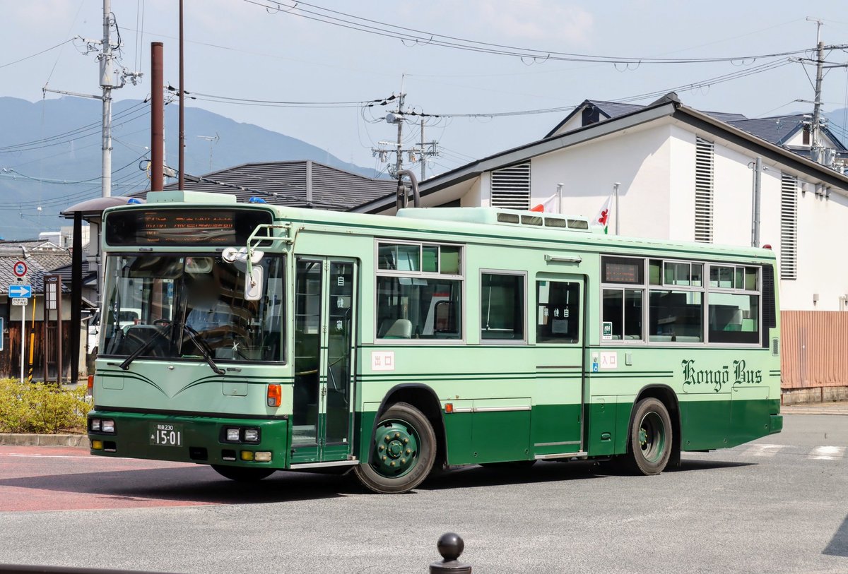 金剛バス 2020.7.1 金剛バス 1501 (和泉230 あ15-01) KL-MP35JK