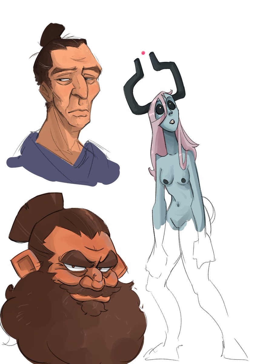 I always feel if I dont post something daily I dont exist... heres some sketches 