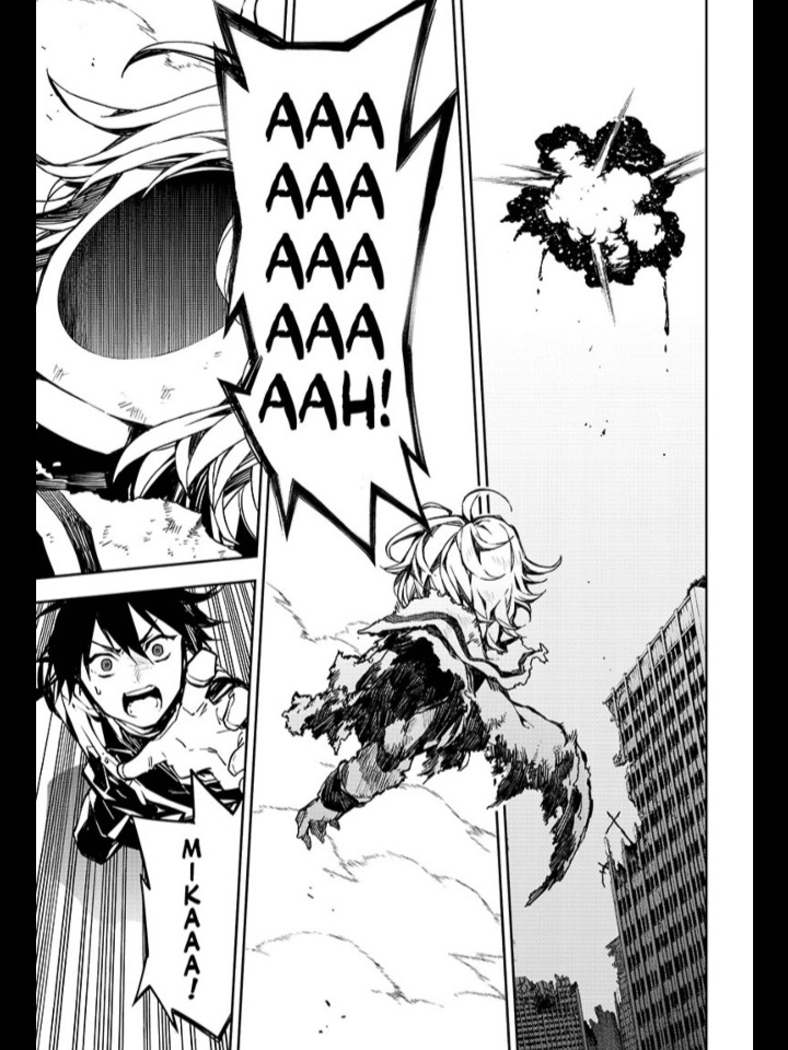 MikaYuu11425's tweet photo. Wait! So Mika is dead now as a vampire but he's gonna be reborn as a demon?! The hell?! Hey! At least he isn't dead....kind of... But doesn't that mean he's gonna forget all he's memories since now he is a demon. Tbh I think it would've been better if he turned into a Seraph. https://t.co/O0kkQJeylE