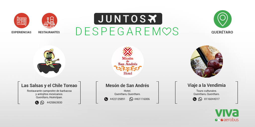 Ayudemos a que el comercio local despegue. 😉✈️ Si requieres de los servicios de estos negocios, @LToreao, Mesón de San Andrés y Viaje a la Vendimia, contáctalos mediante sus redes sociales. Si tienes un negocio, inscríbelo aquí.👉 #VivaPorMéxico https://t.co/0gW032xM90 https://t.co/kTGcqlgeel