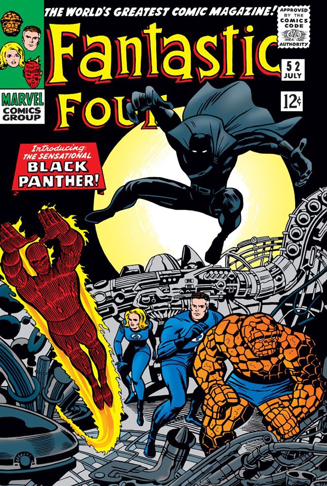 Of COURSE we have to go to the GOAT, Black Panther, created by Jewish American Stanley Lieber and Jacob Kurtzberg,i.e. Stan Lee and Jack Kirby!  #BlackPanther  #Avengers  #FantasticFour