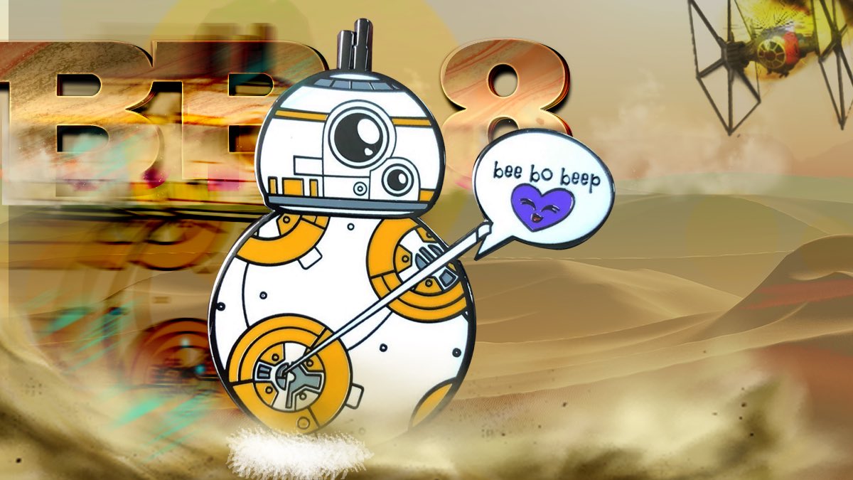 artisticflavorz's tweet photo. New Pin Drop⭐️
Our favorite Droid is now a pin! BB8 has come to spread the 💜💜💜!
#bb8 #themandalorian #droid #starwars #enamelpin #pins #pinstagram #pingamestrong #pingame #pingameproper #pingameonpoint #pingamestrongaf #fantasypins #supportsmallbusiness #shopsmallbusiness https://t.co/SFkL5GzWk8
