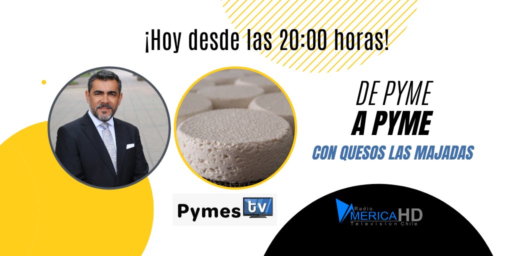 pymestv's tweet photo. 🧀 Aceite de oliva, albahaca e incluso vino son complementos que van muy bien con los quesos que se producen en @quesoslasmajadas.
Ingresa AHORA a https://t.co/tLKGhzYE0a y en la señal 49.3 de @radioamericatv y conoce más sobre los sabores que conquistan a todos. 📱 https://t.co/b5kUMiEKj5