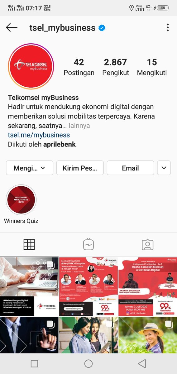 4nd1521's tweet photo. @tsel_mybusiness @rustammatbina @budiyanto801 @mayanti_24 @diahamel082 @ninuk_ni #TELKOMSELmyBusiness #MelesatDenganDigital https://t.co/KpnesPMO5s