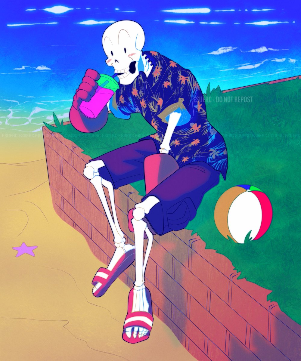 Beach Bum Papyrus. pic.twitter.com/EyQeStyK1j. #papyrus. 