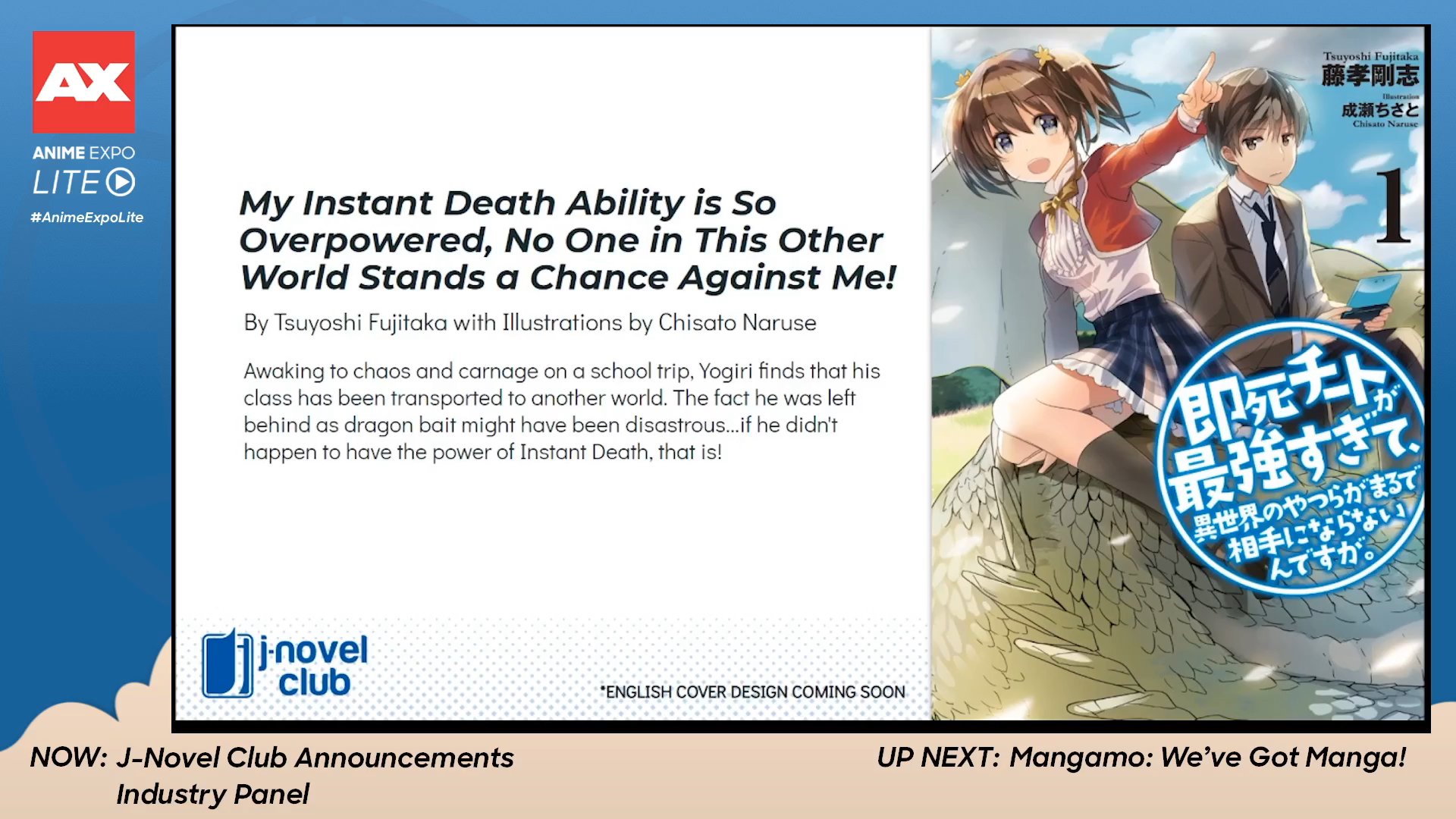 Anime My Instant Death Ability is So Overpowered já tem data de estreia