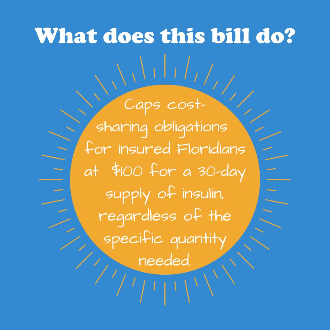 FLinsulin4all's tweet photo. Check this out to learn more about our advocacy efforts! Here’s the basics about the insulin co-pay cap legislation making its way through the Florida Legislature. https://t.co/lg1enCbdNH