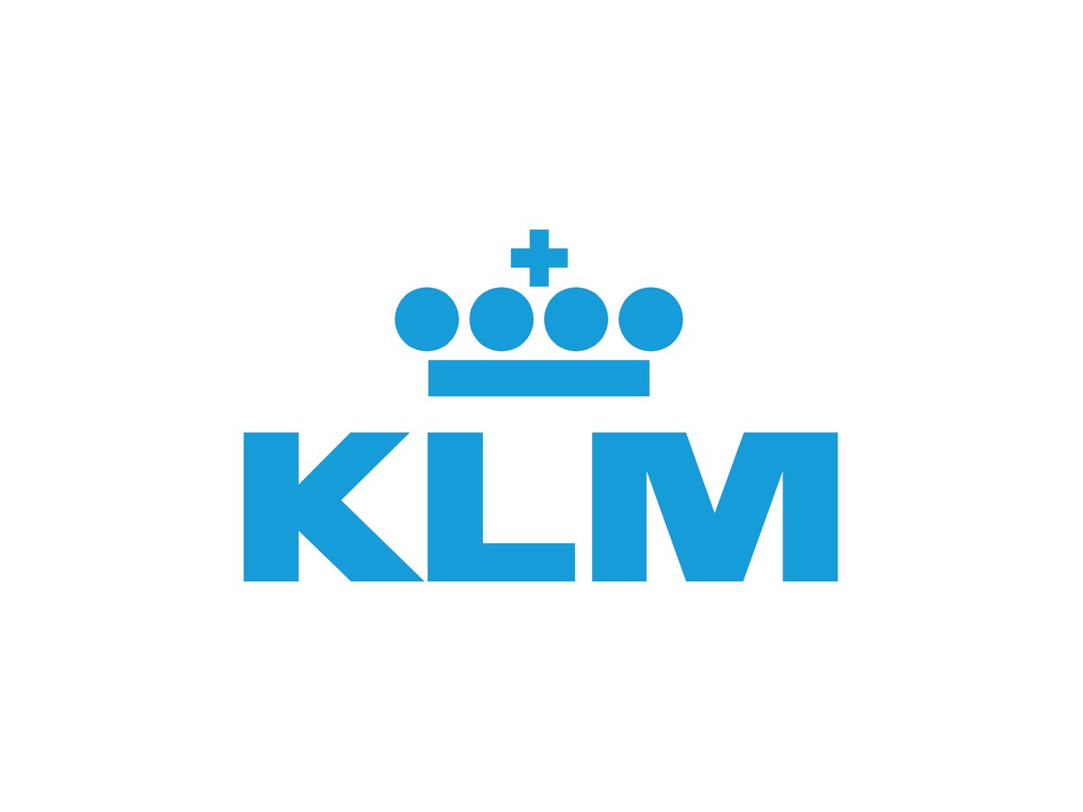 KLM 9/10 - classically modern, simple, looks good on everything and at all scales