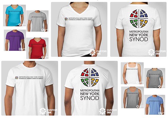 MNYS T-SHIRTS

Bring Metro New York Synod with you wherever you go! For a limited time, you can a purchase a customizable MNYS t-shirt by clicking on the link below. Order closes on July 13 (!!!)

Order your MNYS t-shirt, here: customink.com/g/mpz0-00c8-su…