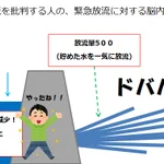 ダム放流に対する風評被害のためのイラストがこちら!