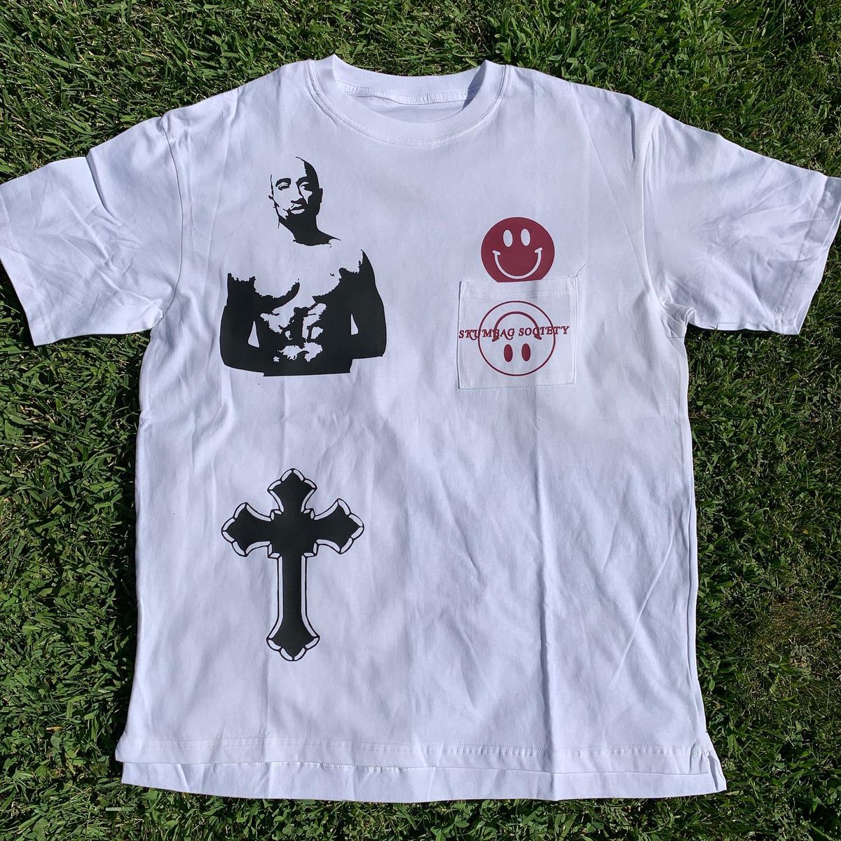 SkumbagSociety's tweet photo. Made a Pac tee. ✨💔 https://t.co/MvlmzQPhUC