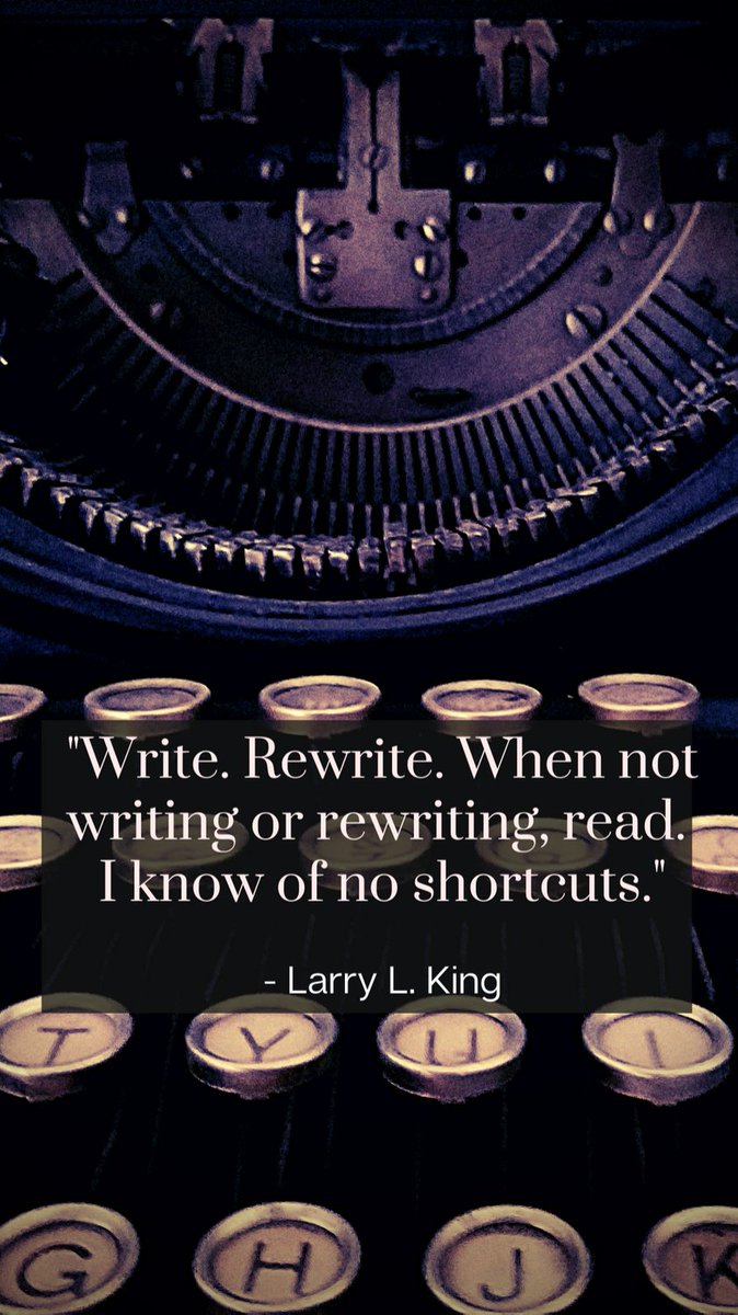 VRoissy's tweet photo. #writerslife #writingcommunity #writerproblems #quoteoftheday #larrylking #noshortcuts https://t.co/Cg9smRVnIg