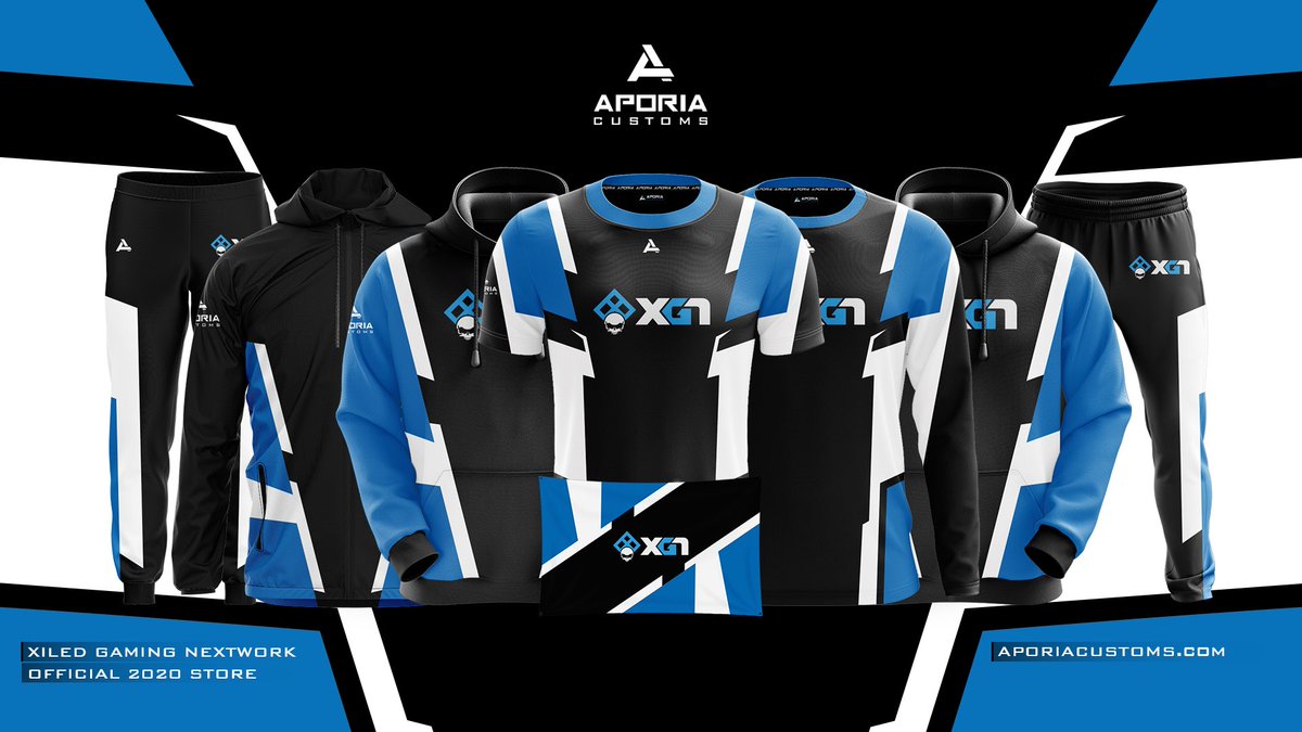 XGNOfficial's tweet photo. XGN has personally had the pleasure of working with this company for awhile now, and we’re thrilled to announce our relationship with @AporiaCustoms continues! Be sure to take a look at our new apparel line-up with the best prices we’ve ever offered! #XGNFam #XiledMovement https://t.co/N18AADnNpE