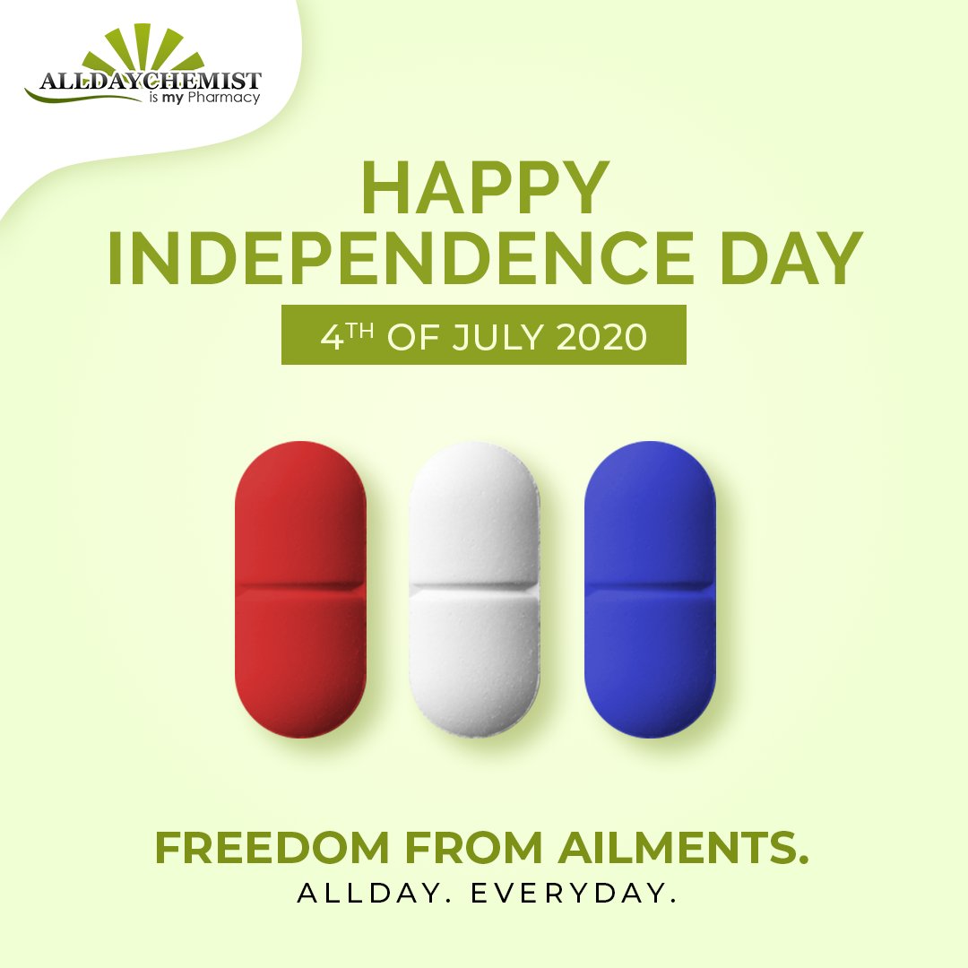 Happy Independance Day from AllDayChemist
