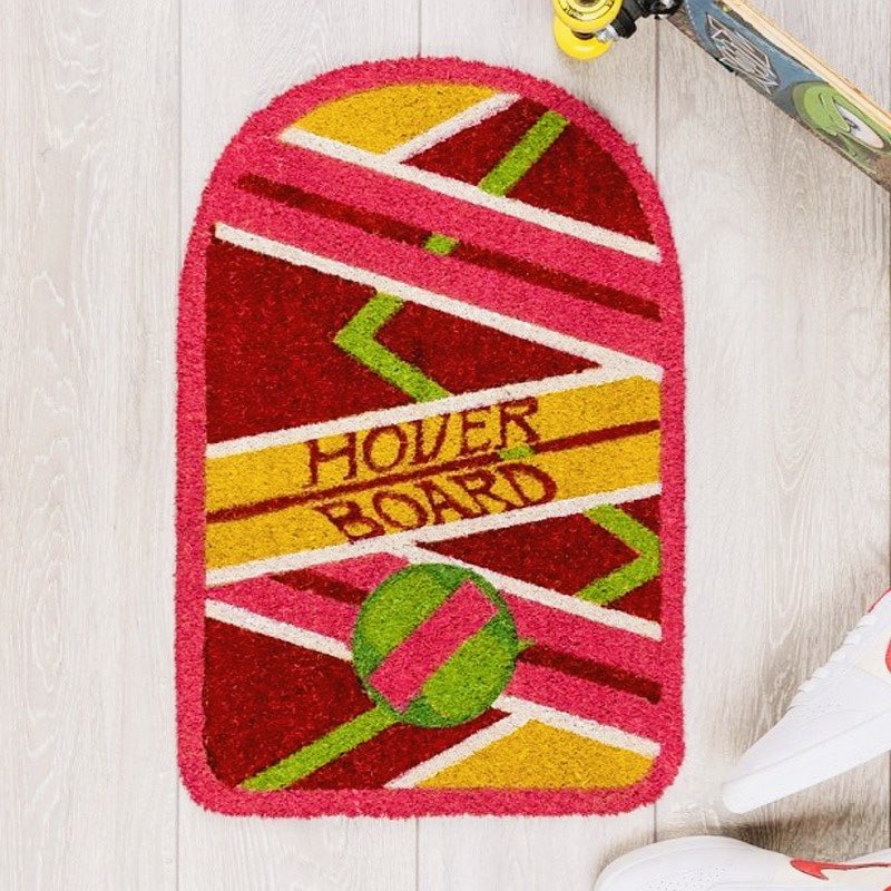 bethnbunn's tweet photo. Travel back in time with our epic Official @BacktotheFuture Hoverboard Doormat 
#backtothefuture #backtothefuturedoormat #backtothefuturemerch #bttfmerch #80smemorabilia #hoverboarddoormat #retromerch #martymcfly #backtothefuturegift #backtothefuturegifts #80sgifts https://t.co/nJYcTtukDW