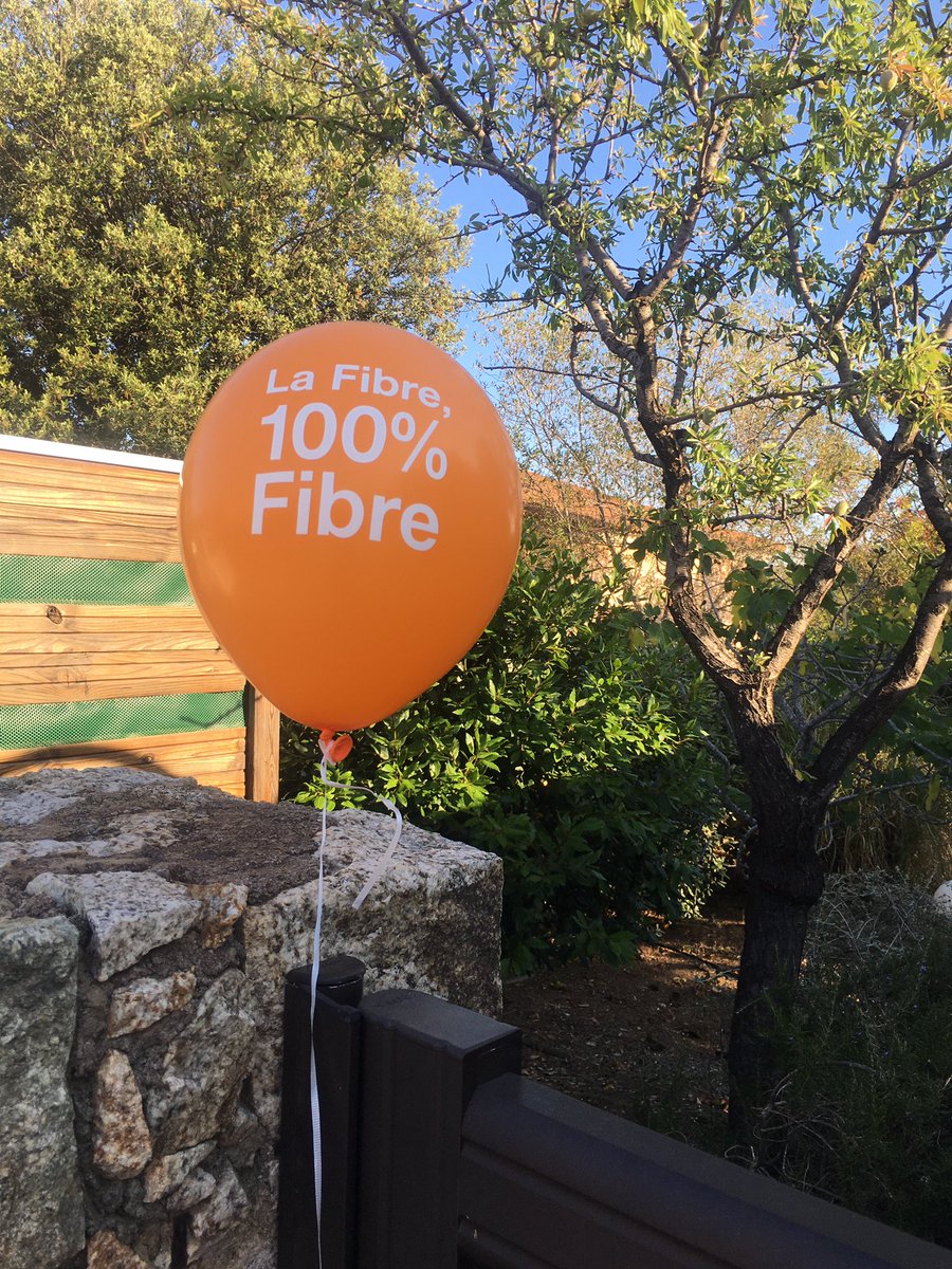 RomaniSylvie's tweet photo. Quand @OrangeCorse t’informe de l arrivée de la fibre à ton domicile 👏🏼. #cool #merci @orange @jfpoli_ https://t.co/kWxGkZJ2Re