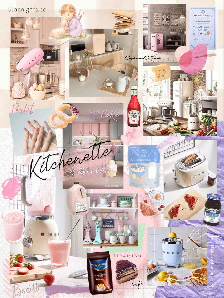 ZSauleh's tweet photo. #moodboard #kitchenettes #soulfood #love #modularkitchen #dining #aestheticedit #gourmet #relishes #dollhouse #pink #baking #coffee #breakfast #HomeDecor #homedecorideas #vintage #archives #aesthetics #cute #pretty #aesthetic #luxury #breakfast #contemporary #90s #blend #adorable https://t.co/F88DOeoly4