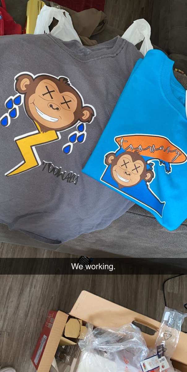 fcking__kingg's tweet photo. Ah man, it’s happening 🥺 Toowavyni coming with the “Toowavy Gear” it’s been a long time coming , &amp; this is only the beginning ‼️🙏🏾😩 CUSTOM MAKES , COLOR CHANGES , HOWEVER YOU WANNA DO IT 🐵🌊🚀 #TWG #TOOWAVYGEAR #TOOWAVYNI #ONLYBUYIFYOUCANDRIP 💧 https://t.co/xQLRsp8HFj