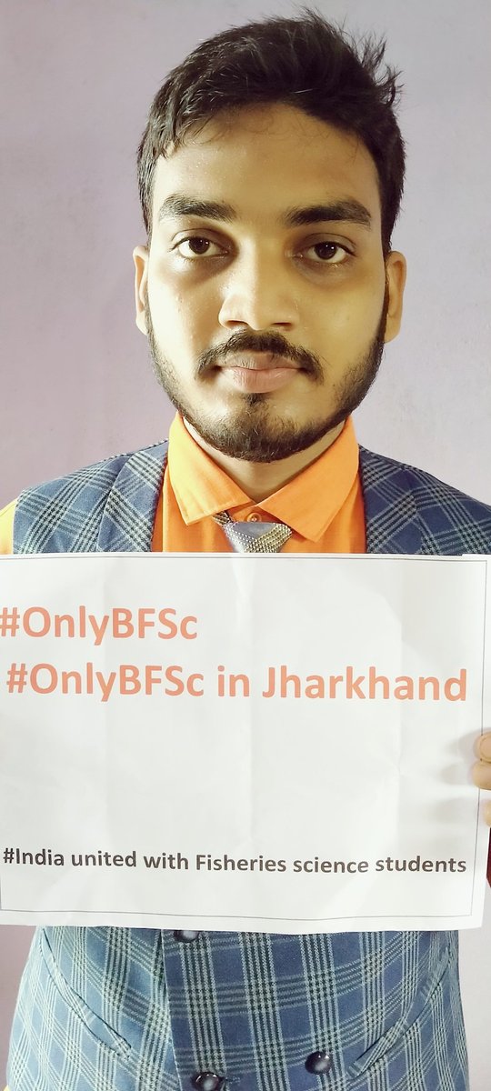 PrabhatSuman_'s tweet photo. जोहार🙏🏻

Yes ..! It's revolt to implement science by professional fisheries student  also in aquaculture sector

So,Please make exclusive Bfsc in fisheries post in jharkhand🙏🏻✌🏻
@HemantSorenJMM
@Badal_Patralekh
@girirajsinghbjp
@AshishK77348947

#OnlyBFSc
#OnlyBFSc_in_jharkhand https://t.co/nMbYICi1P3