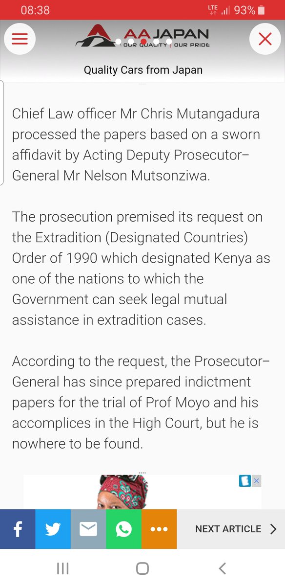 Prof Jonathan Moyo tweet media