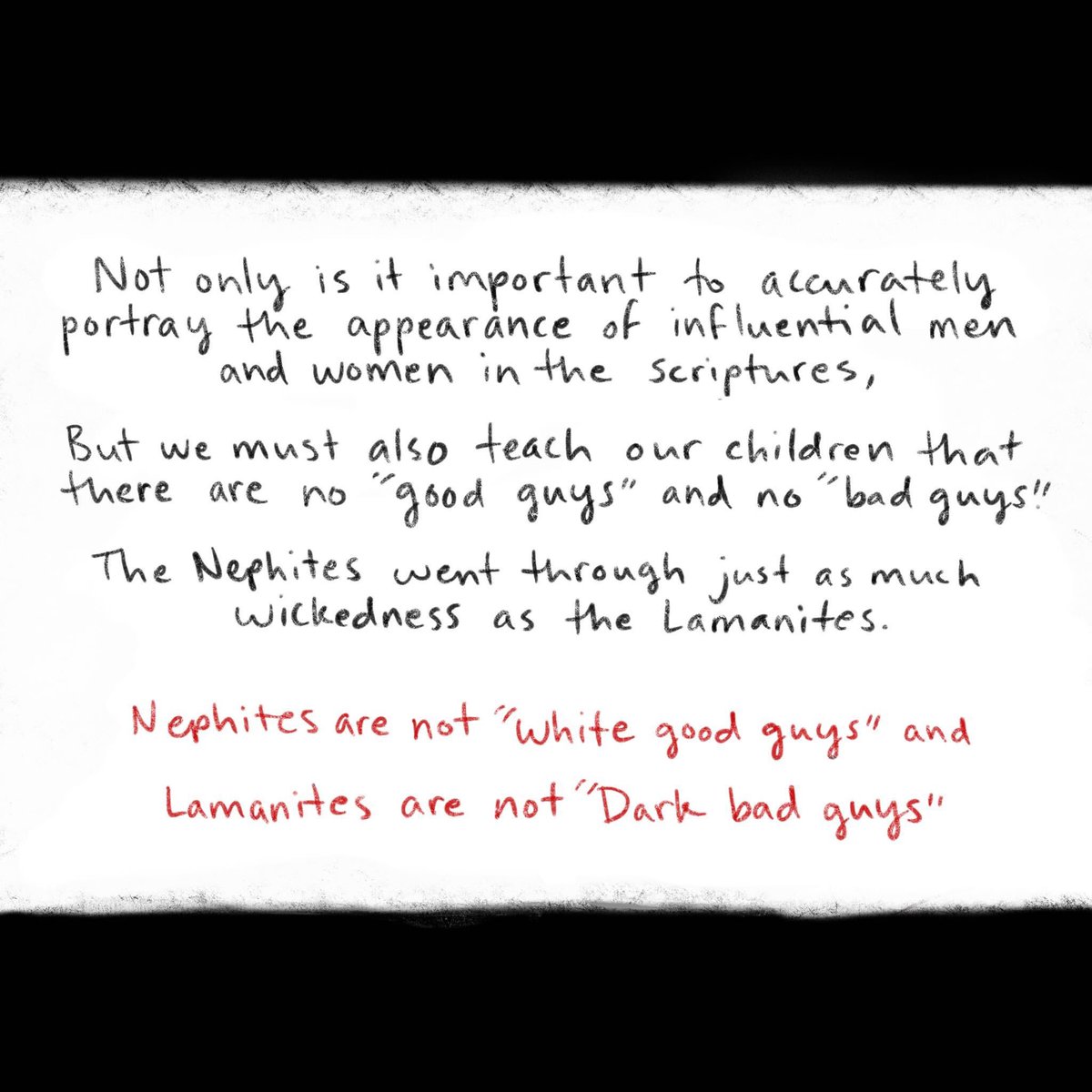 A better understanding on racism in the church. I found this on FB and thought it's good to post this here.