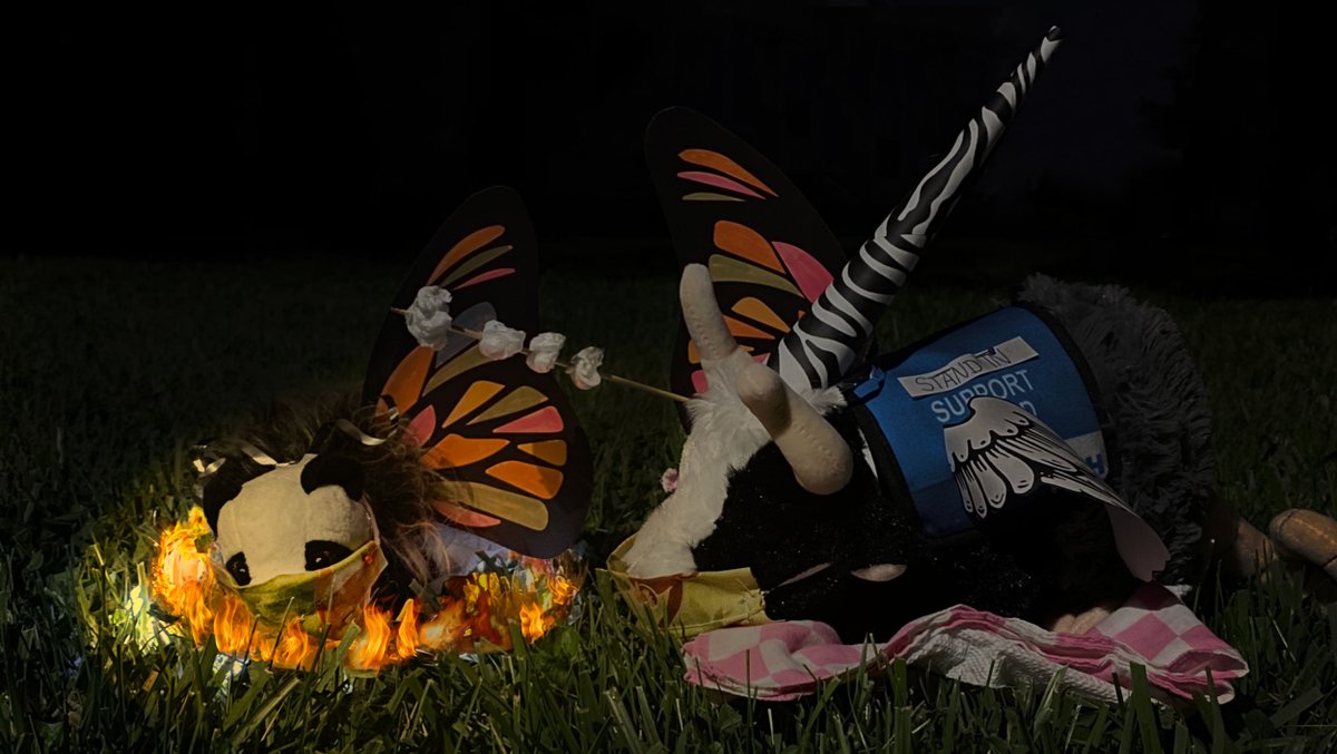 IMPossubull's tweet photo. Um, @GISH, I'm not sure we're doing this "camp" thing right… but we do have our masks on! Bring out the new 2020 Gish mascot before we really mess this up, and let us go back to retirement! #GISH2020 #WeWantOurNewMascot #NoMascotsWereHarmedDuringThisStunt https://t.co/XPYg8YcUJs