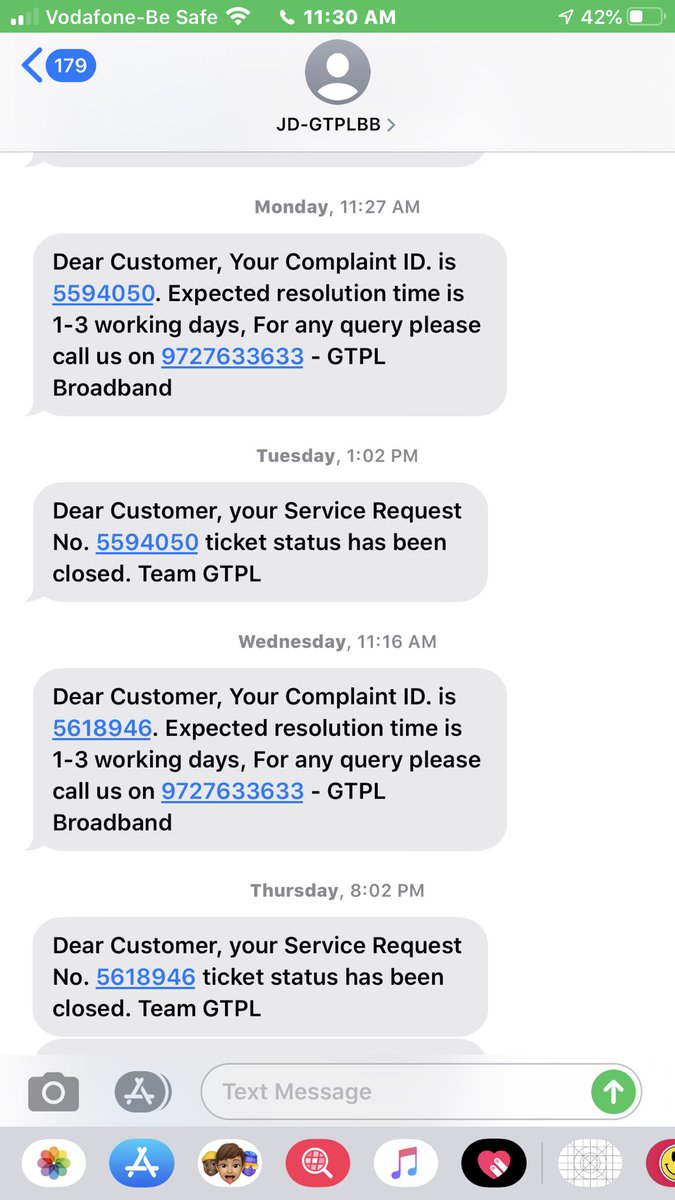 Subhash06046049's tweet photo. 2 months have already renewed gtpl.  I am having trouble for 1 month, I call your company every day and I am told that your problems will be resolved quickly, but it has been 1 month, no problem has been solved and no visitors came from your place. https://t.co/ESuEHcUs84