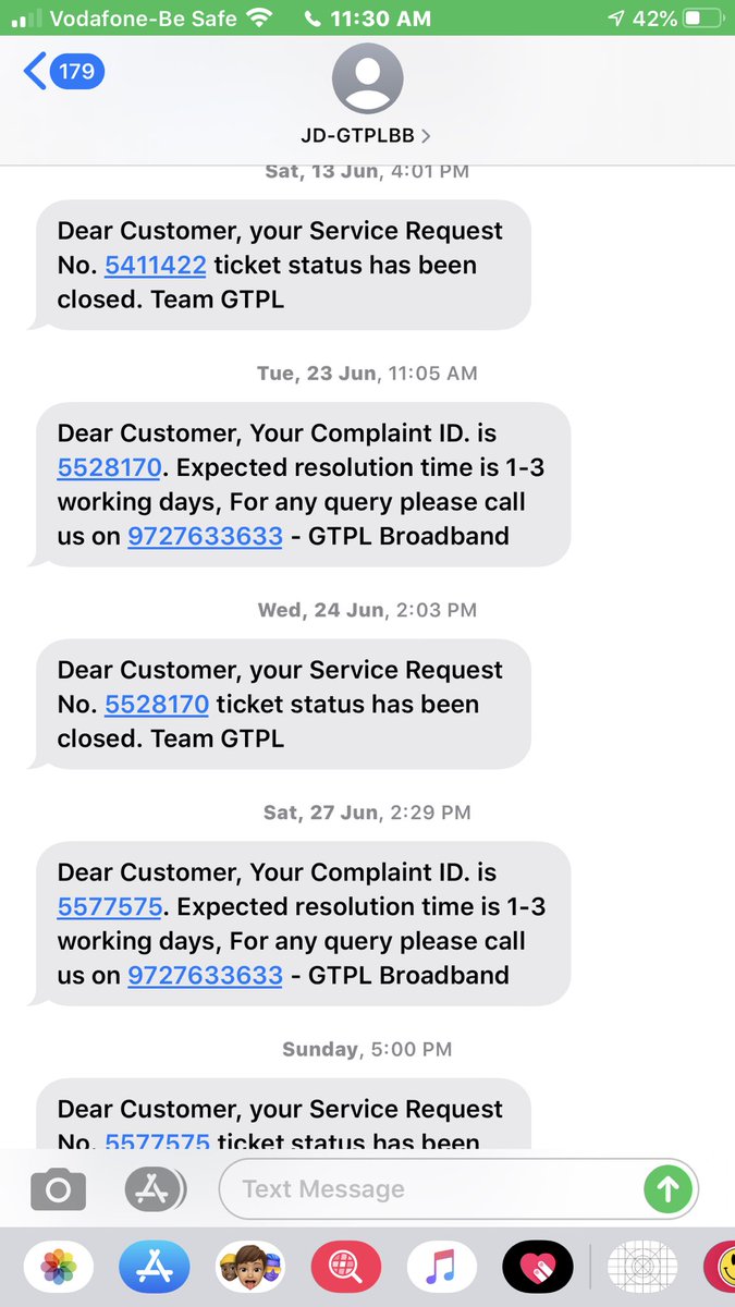 Subhash06046049's tweet photo. 2 months have already renewed gtpl.  I am having trouble for 1 month, I call your company every day and I am told that your problems will be resolved quickly, but it has been 1 month, no problem has been solved and no visitors came from your place. https://t.co/ESuEHcUs84