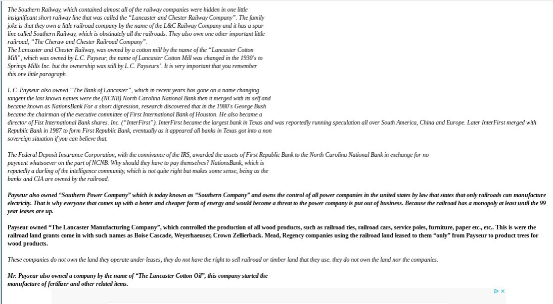 6) "A TRUE HELLYWOOD MOVIE"I only showed 33% of what [DS] Payseur's own in US. $Laundering, secret monopolies, & very bad things.How does this SHOW end? It's war! But, we are winning! Strategy, patience, &  #VoteTrumpInPerson2020! That's how we win Patriots!  #USA -FIN