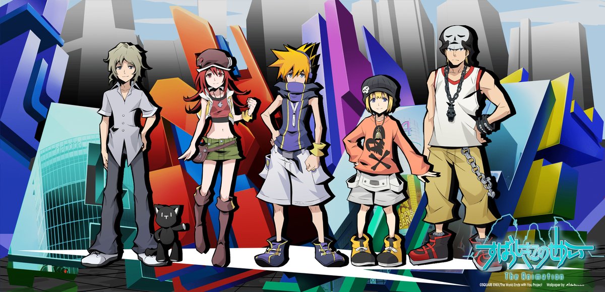 Mikhail Villarreal The Players Neku Shiki And Mr Mew Joshua Beat And Rhyme My Fast Wallpaper Of Twewy すばらしきこのせかい すばせか Anime Project T Co 7psphof7aw