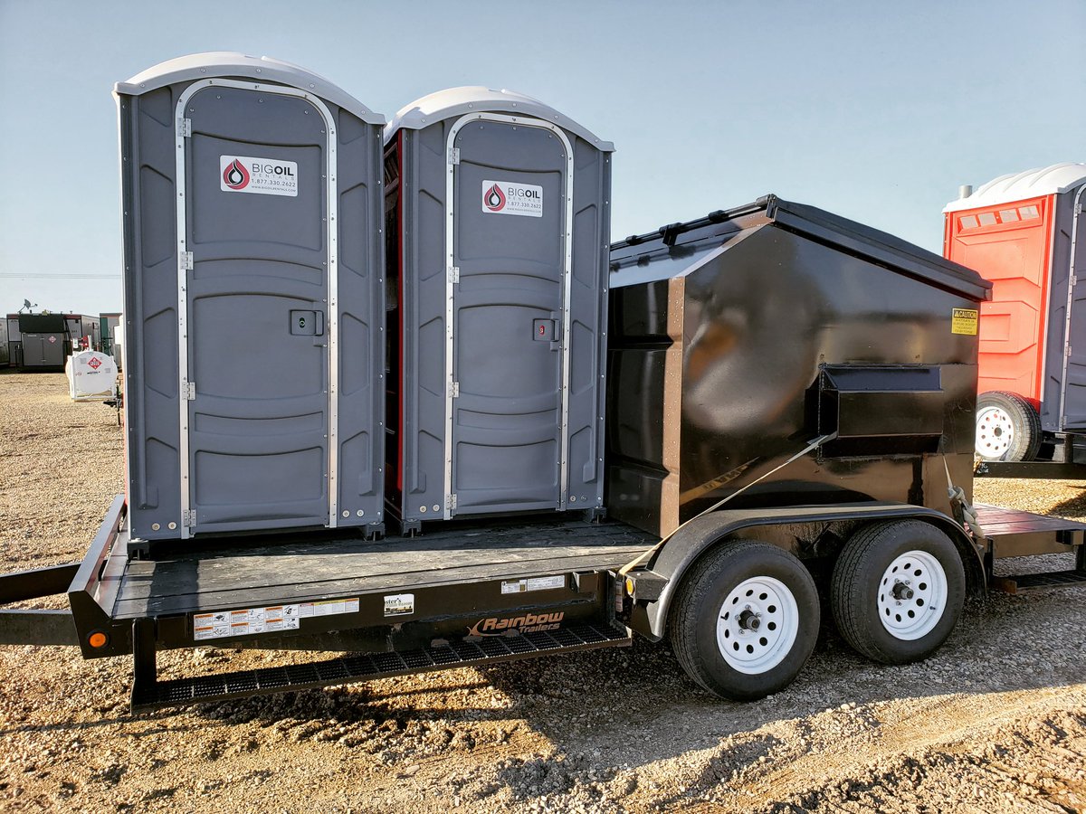 One of our many portable sanitation solutions are these #envirotrailers. Lightweight and easy to haul with a compact footprint on locations! We ensure our #toilets are the cleanest and best smelling in the industry (feedback from our awesome customers)😉