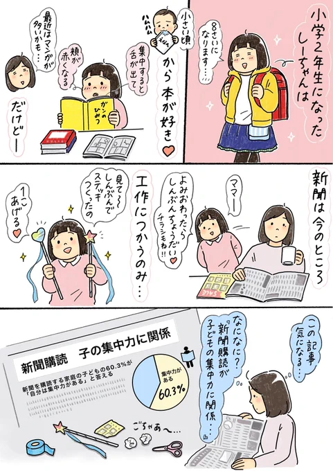 日本新聞協会さまのご依頼で漫画を描かせていただきました!
今のところ、楽しく新聞を読んでいるしーちゃん。
最近は新聞で得た知識を、パパに披露するのが楽しいみたいですよ～!
#PR #新聞 #新聞科学研究所

https://t.co/psastmSXUX 