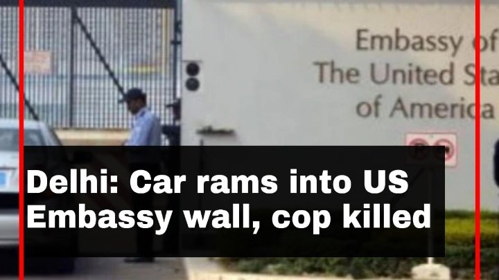 A car rammed into a wall near the Embassy of United States in New Delhi on Friday, at 10 am. The accident resulted in the death of police officer who was on duty near the gate of the Embassy.
#caraccident #USembassy #Delhi #policedeath #rashdriving