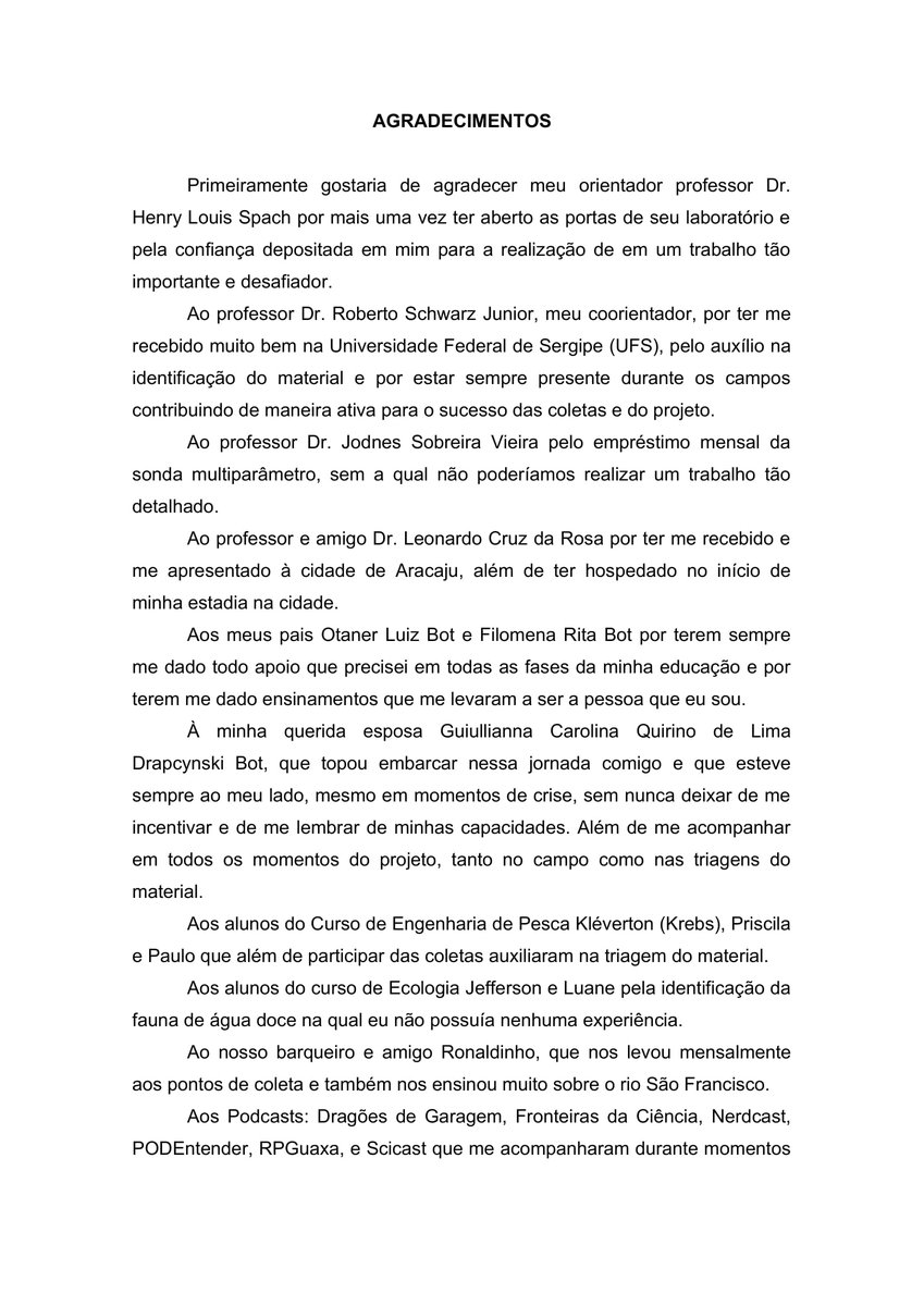 TatoFianna's tweet photo. Já que estou entregando minha tese, gostaria e deixar os agradecimentos públicos! Obrigado a todos! https://t.co/yTKOSzXE3C