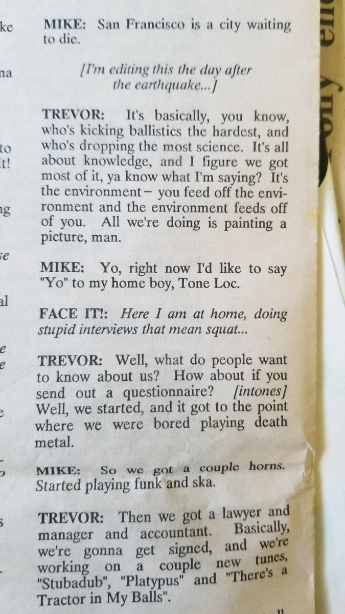 MrBungle's tweet photo. Found an old interview... https://t.co/JTDvk9v93F