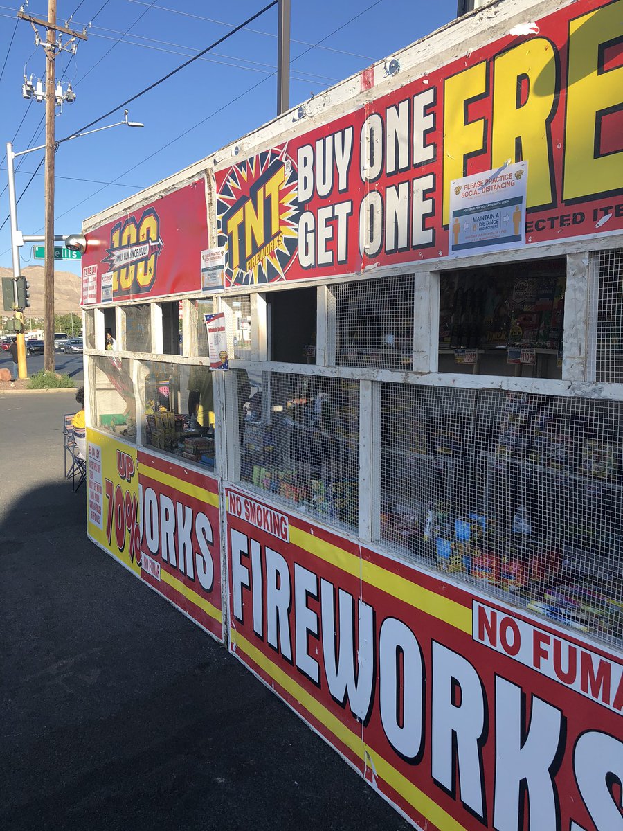 Stop by and support the Eldorado Volleyball fireworks booth! We will be open tonight till 9:45/10 and are located at the 7/11 gas station on Bonanza and Nellis!