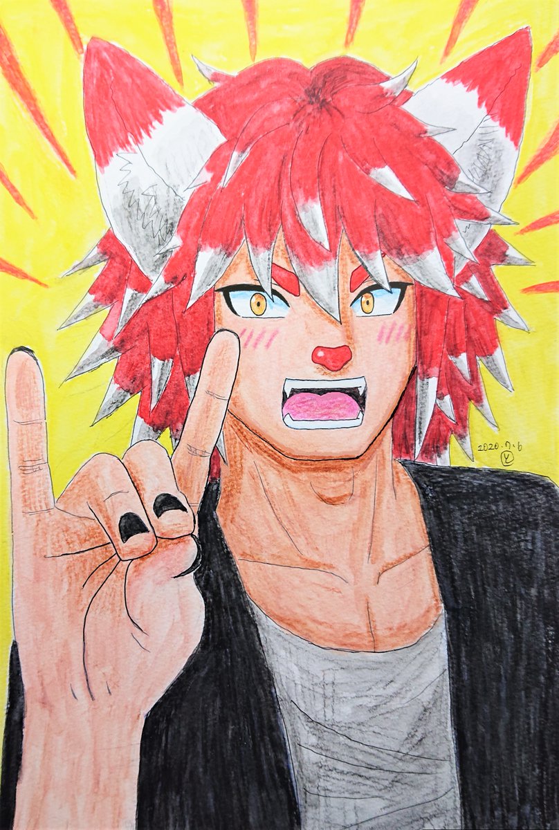 ぷーん Maimaiさん T Co Qetawftosv のキャラクターの狐くんを描かせて頂きました つり目 と赤いケモ鼻が可愛いキャラクターですね W ありがとうございました ぷーん Maimaiさん T Co Qetawftosv のキャラクターの狐くんを描かせて頂きました つり目 と赤いケモ鼻が可愛いキャラクターですね W ありがとうございました