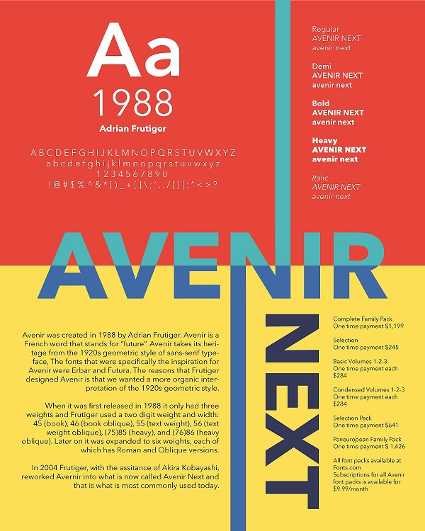 ａｖｅｎｉｒ ｎｅｘｔ- i LOOOOOOOOOOVE this font - the feel to this font is so fucking diverse - can be manipulated to feel more sophisticated - great as titles and subtitles