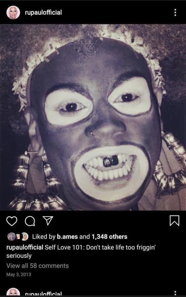 cheritaisrandom's tweet photo. THIS is why RuPaul mass deleted. Smh. https://t.co/9IF72URRYR