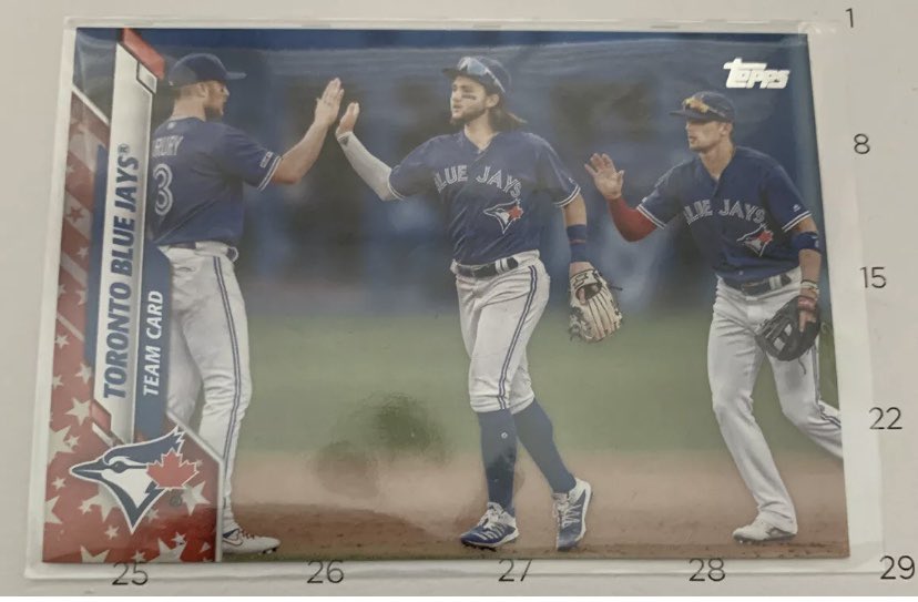 PlayerPropped's tweet image. Toronto Blue Jays Bo Bichette Cavan Biggio Independence Day Variation #’d /76

$15 PWE

@mlbhobbyconnect @Hobby_Connect @HobbyConnector