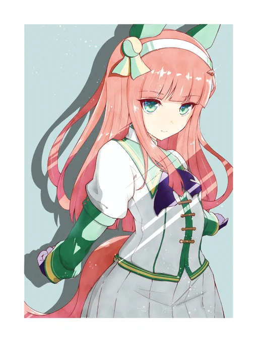 みそにこみ(@misoniko67)しゃんのめちゃかわ線画を塗り塗りしました!緊張したけど楽しかった? 