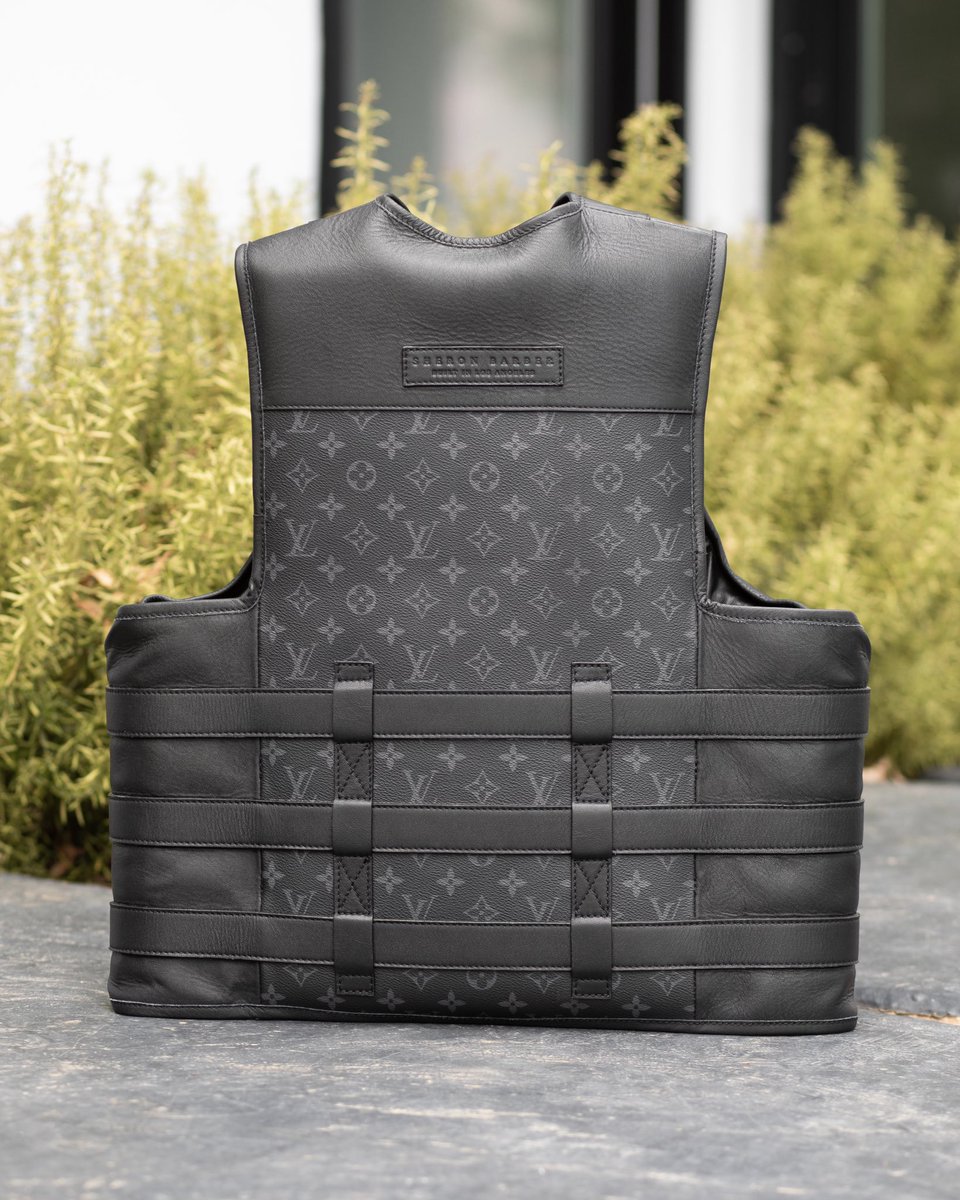 Sheron Barber on X: Cut up a #LouisVuitton #Midnight #Eclipse Duffle bag  and made a #LevelIIIA #bulletproof #vest  / X
